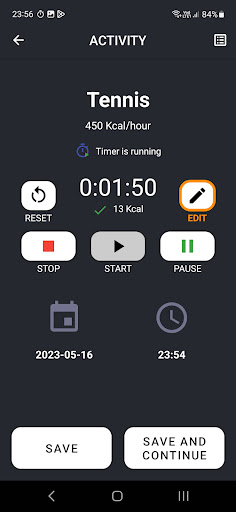 AVSFit Screen 2