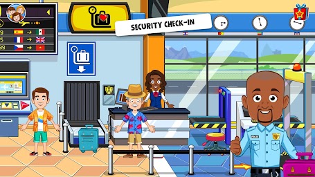 My Town Airport games for kids