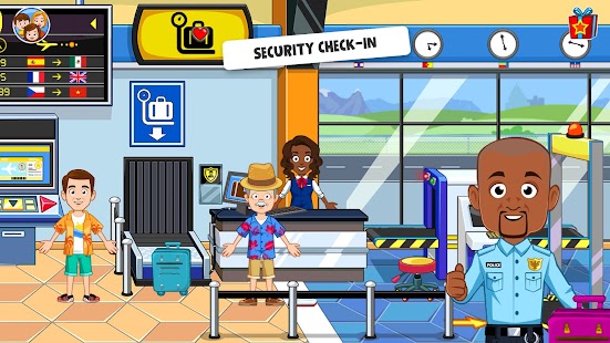 My Town Airport games for kids Screenshot