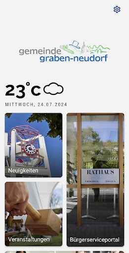 Android application Gemeinde Graben-Neudorf screenshort
