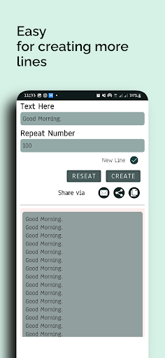 Text Repeaterrepeat any text