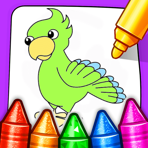 Coloring Cute Birds logo