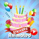 Cover Image of 下载 Happy Birthday Animated Sticke  APK