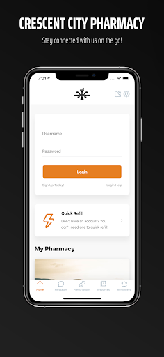 Android application Crescent City Pharmacy screenshort