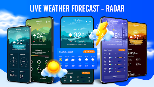 Android application Live Weather Radar Widget screenshort