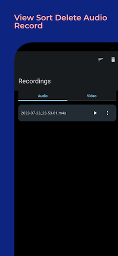 Audio + screen Recorder Screen 3