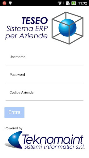 Android application Exim Rapportini screenshort
