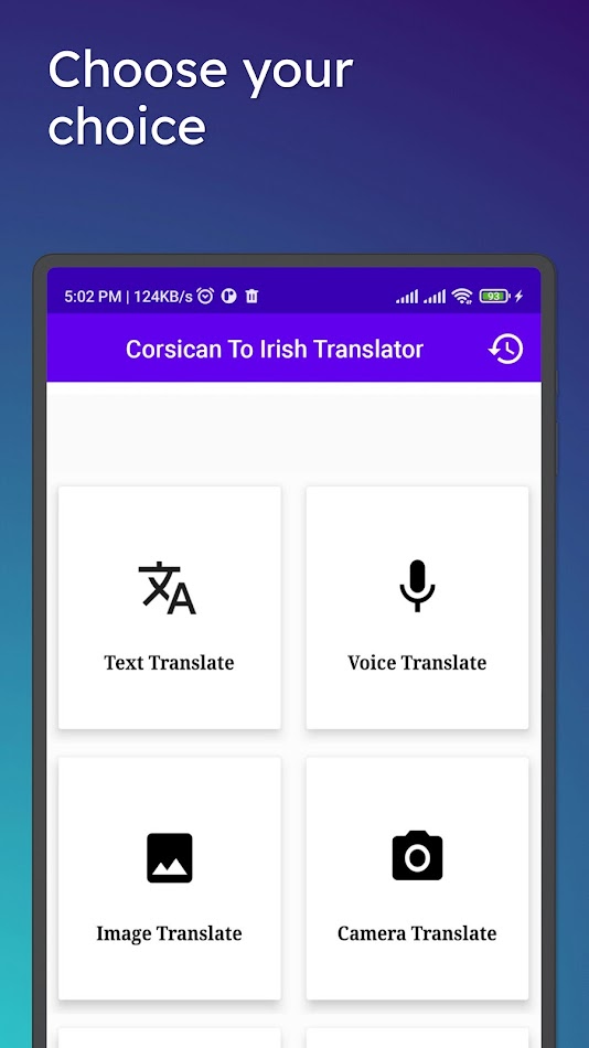 #7. Corsican To Irish Translator (Android) Przez: Bhatiya Trans Technology