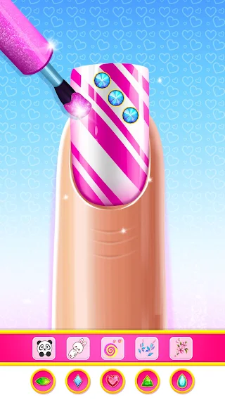 Nail polish game nail art - Screenshot 2