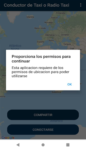Conductor de Taxi Monitorea Screen 2