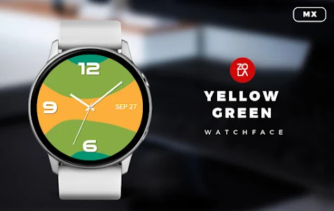 Yellow Green MX Watch Face