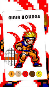Ninja Hokage Pixel Art Games