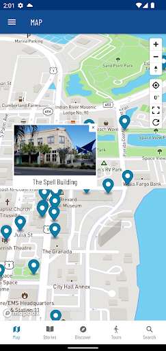 Android application Explore Historic Titusville FL screenshort