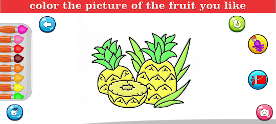 Coloring Fruit Pictures