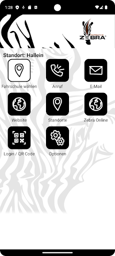 Android application Fahrschule Zebra screenshort