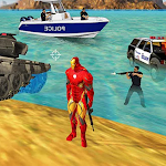 Cover Image of Télécharger Iron Rope Hero Man Gangstar City Vice 2.0 APK