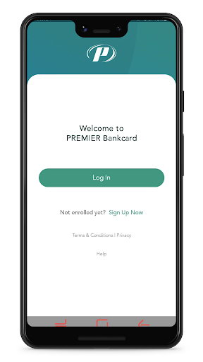 Android application PREMIER Credit Card screenshort