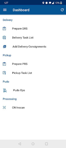 Android application Smart Track (DTDC) screenshort