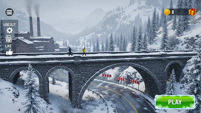 Winter Snow Pickup Truck Drive poster 13