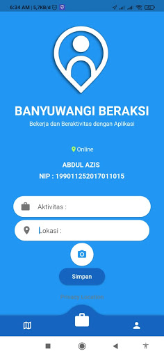 Android application Banyuwangi Beraksi screenshort