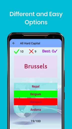 Capital Quiz - Play and Learn Screen 3