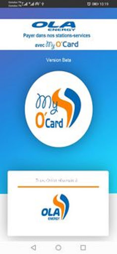 Android application My O'Card screenshort