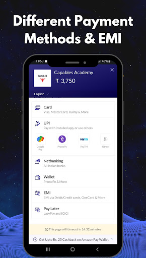 Android application Capables Academy screenshort