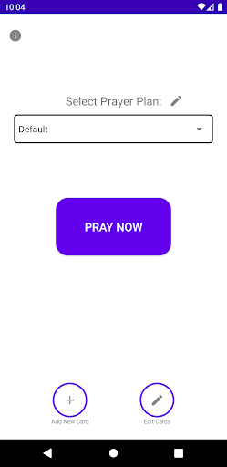 Android application Prayer Cards screenshort