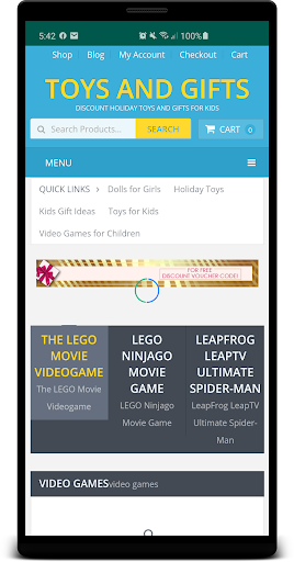ToysAndGifts Screen 3