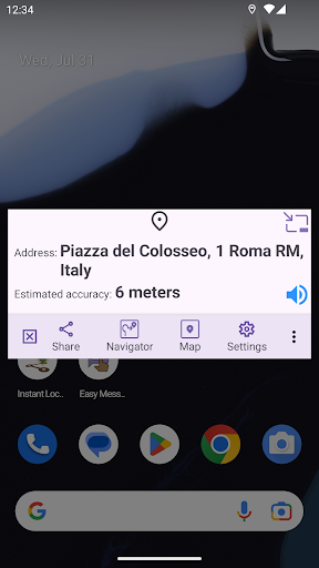 Instant Location: View & Share Screen 2