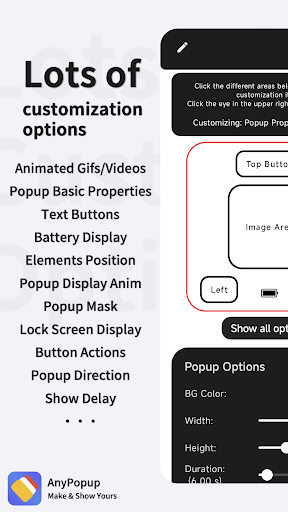 Screenshot of AnyPopup Pro: Powerful