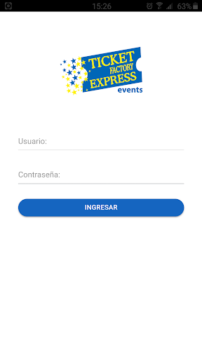 Android application Ticket Expo screenshort