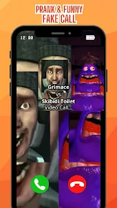 Grimace vs Skibidi Toilet Call