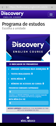 Android application Discovery English Brasil screenshort