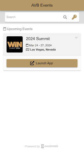 Android application AVB Events screenshort