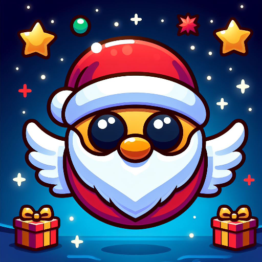 Santa Flappy | An Arcade game logo