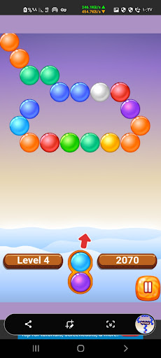 Android application F5R Bubble Shooter screenshort