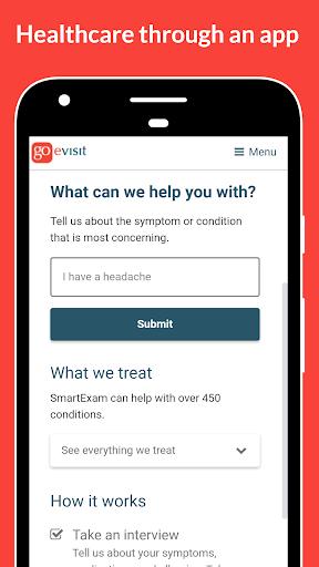 Android application GOeVisit – Virtual Healthcare screenshort