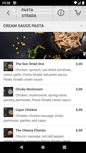 Pasta Strada Screen 3