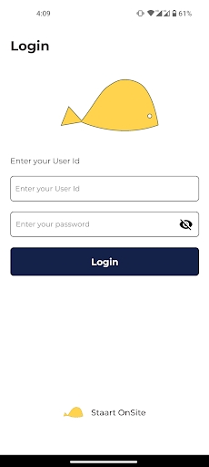 Android application Staart OnSite screenshort
