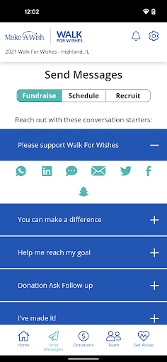 Walk For Wishes Screen 3