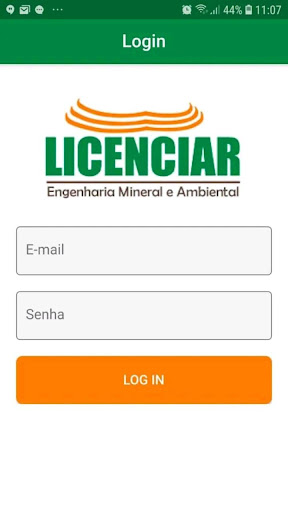 Android application Licenciar Engenharia screenshort