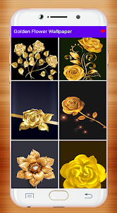 Golden Flower Wallpaper