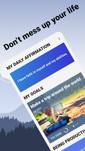 Android application UGreat: life goals, motivation screenshort