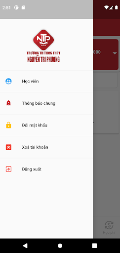 Android application HTS Nguyễn Tri Phương screenshort