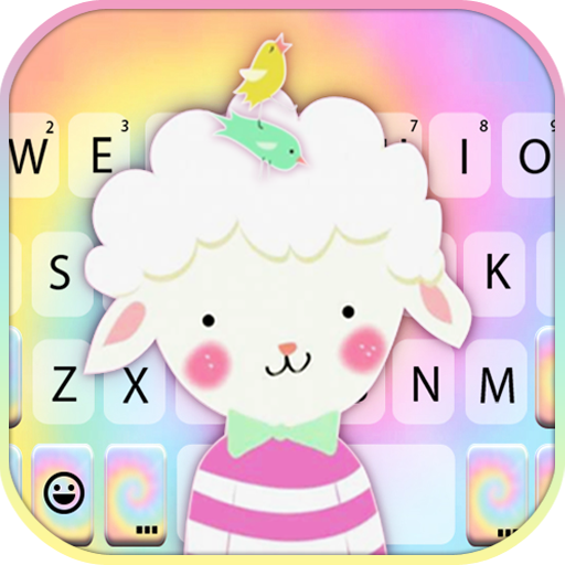 Rainbow Sheep Keyboard Theme logo