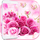Pink Rose Romantic Love Theme icon
