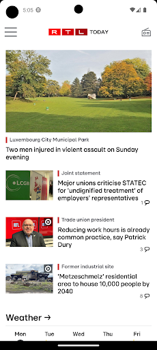 Android application RTL Today screenshort