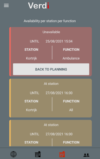 Android application Verdi screenshort