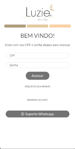 Android application Luzie Semijóias screenshort